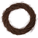 Decoration Couronne Marron Ø 55x6 cm