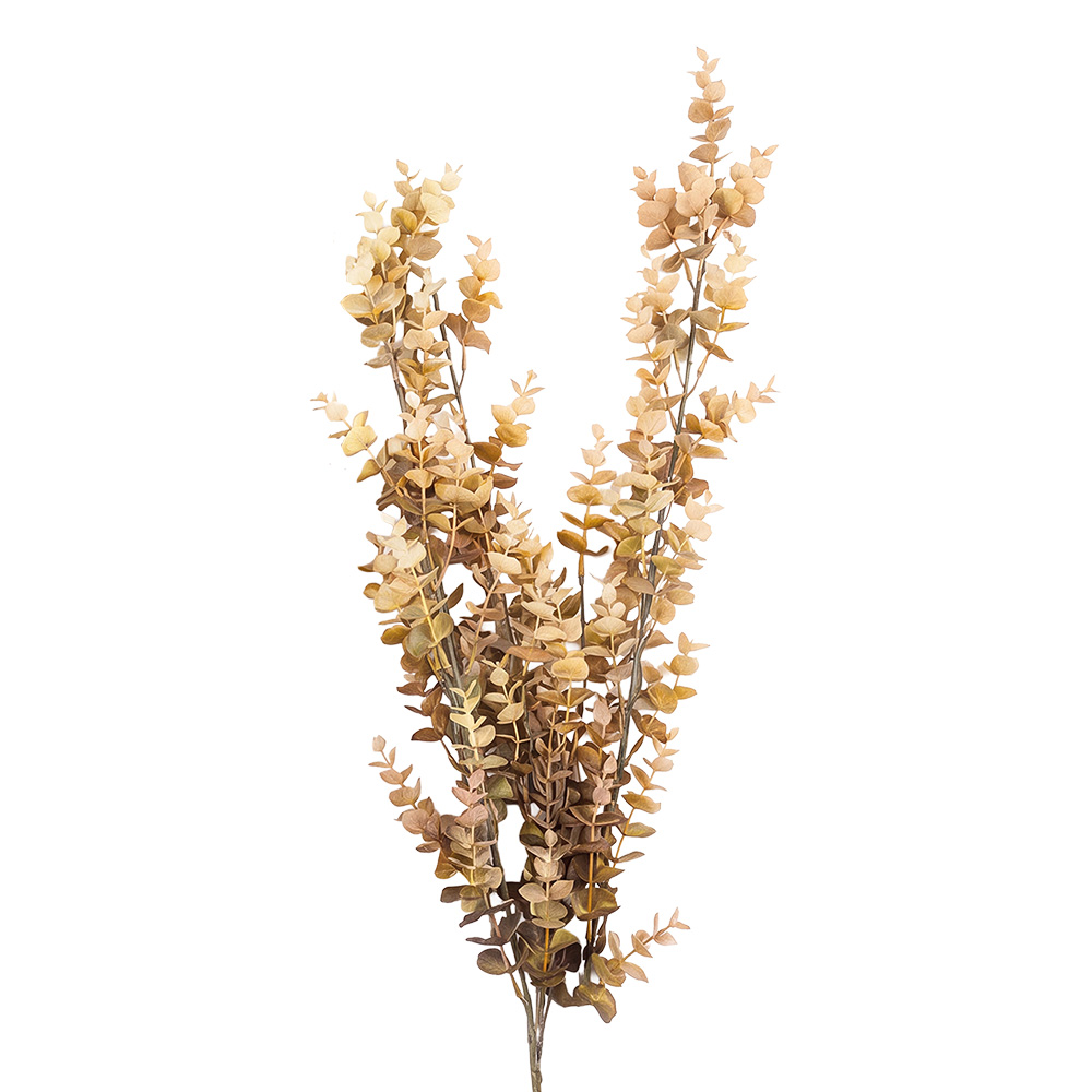 Deko Ast Beige Grün 90 cm