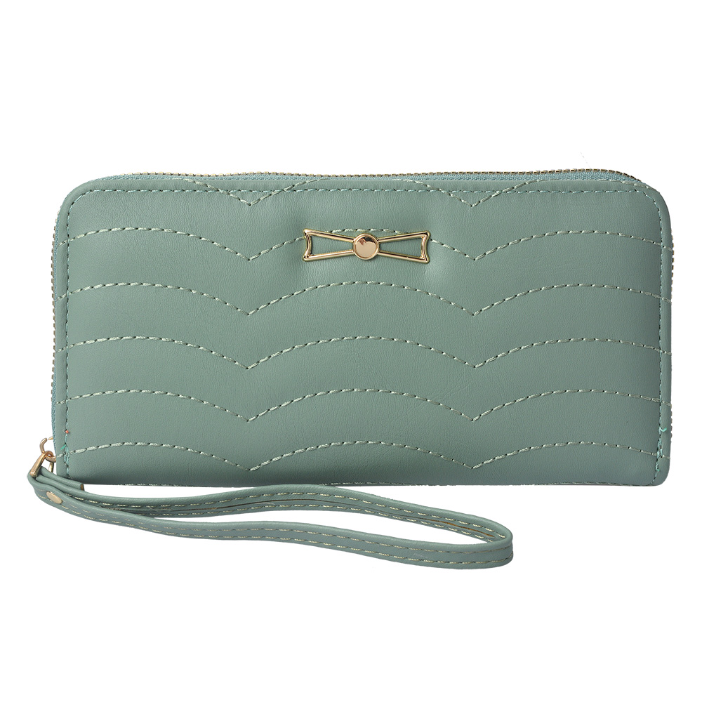 Portemonnee 19x10 cm groen