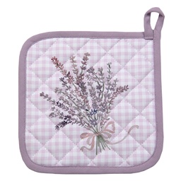 [LAG45] Pot Holder Purple, White 20x20 cm