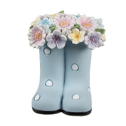 [6PR5180] Decorazione Stivale Blu 10x10x12 cm