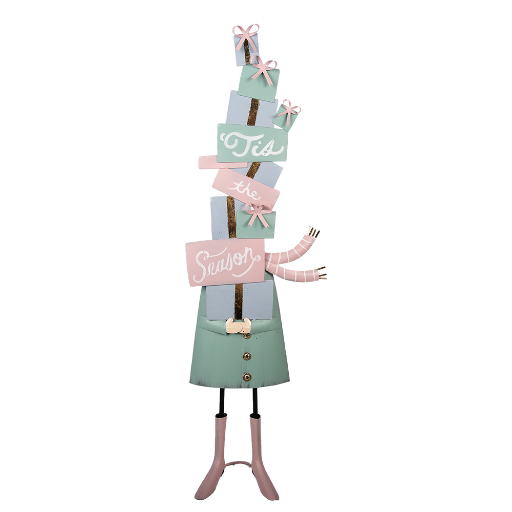 Decoratie Kerst 28x14x90 cm