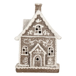 [6PR5811] Decoratie huis met LED 16x10x23 cm
