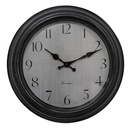Orologio da Parete Nero Grigio Ø 30x4 cm / 1xAA