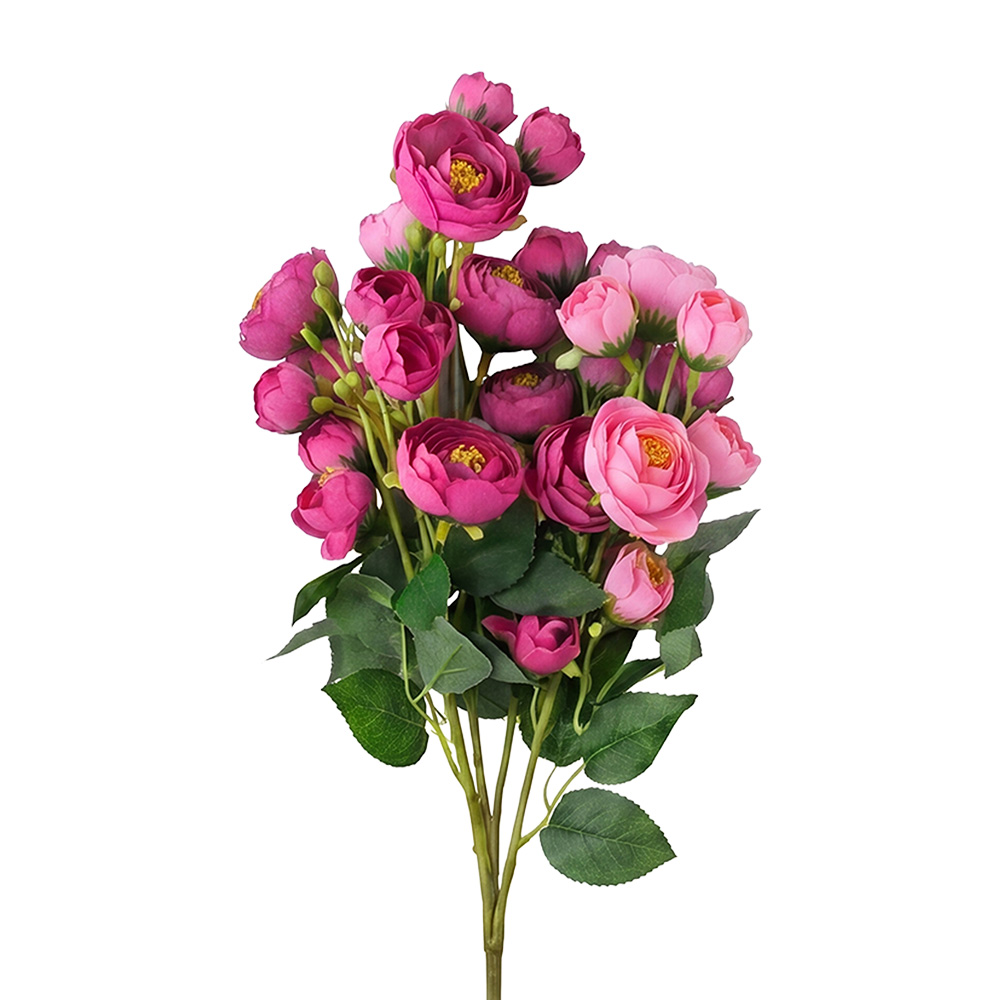 Decoratie tak met bloemen 80 cm