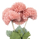 Deko Ast mit Blumen Rosa Grün 22x14x43 cm