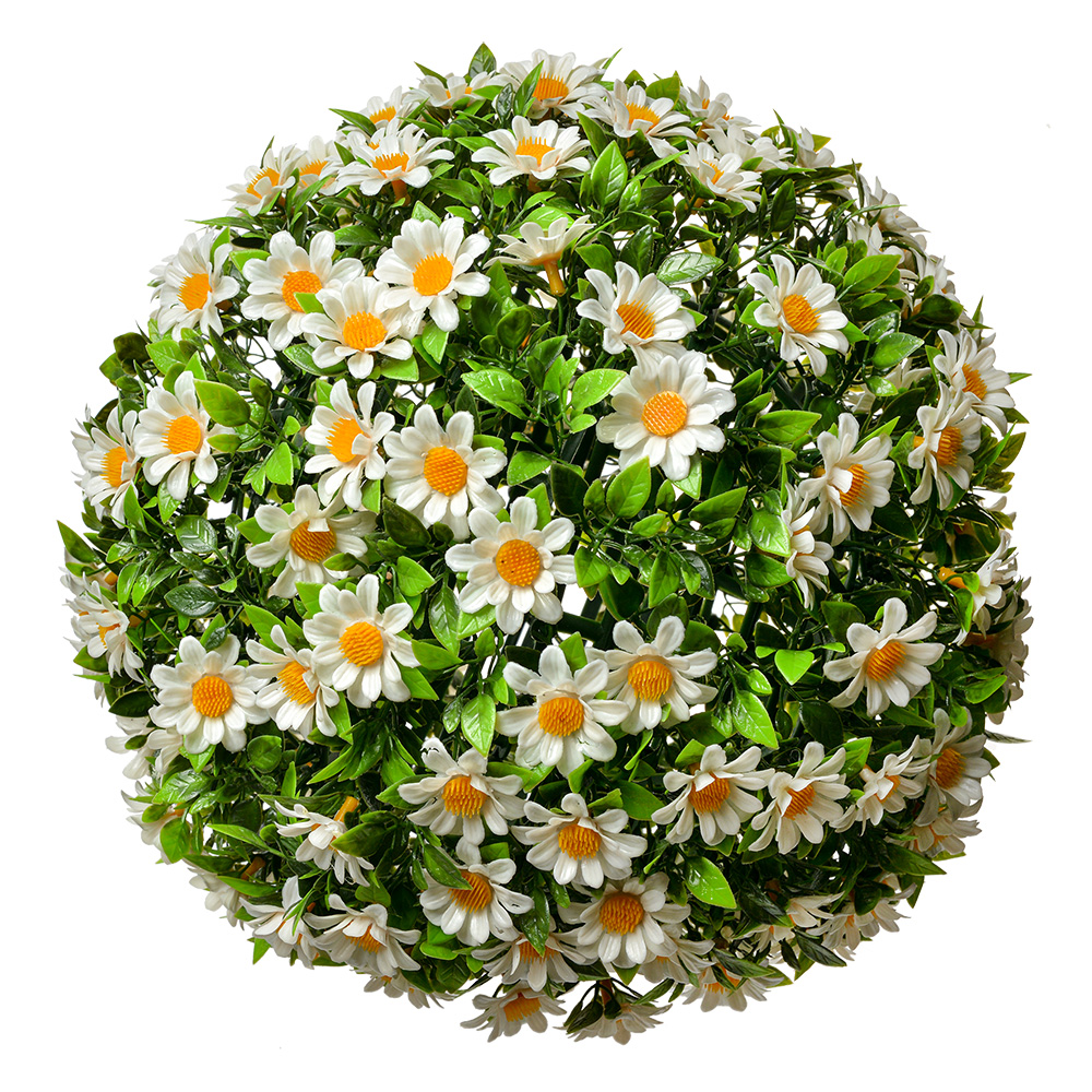 Decoratie bol kunstbloem margriet Ø 30 cm