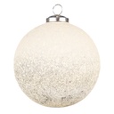 Weihnachtskugel Beige Ø 12x12 cm