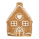 Décoration Maison Marron Blanc 6x4x7 cm