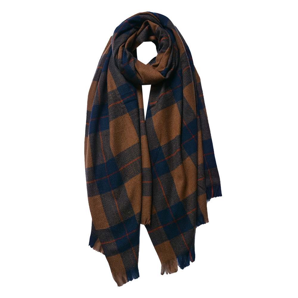 Scarf Women Print Blue 70x180 cm