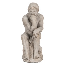 [6TE0493] Decoratie man 16x12x31 cm