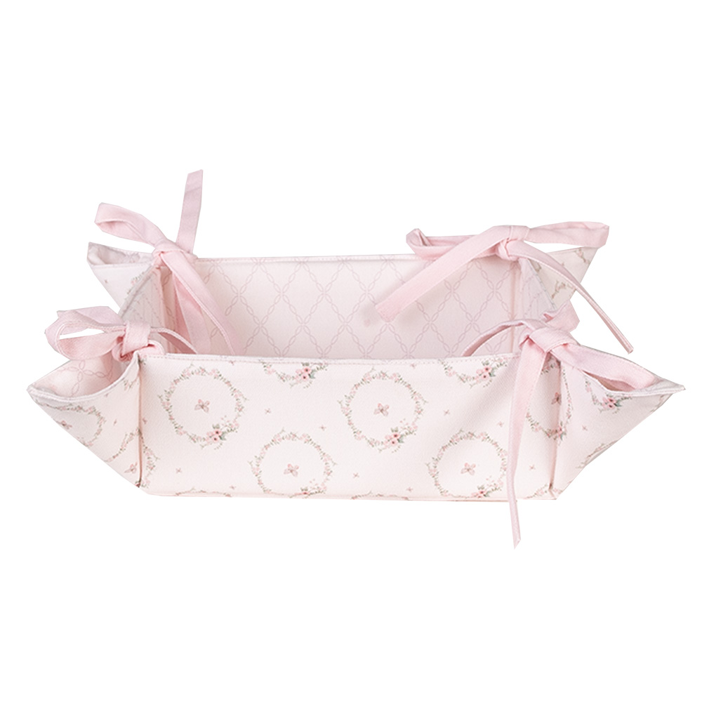 Bread Basket Pink 35x35x8 cm