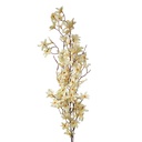 Decorative Artificial Branch with flowers Yellow Green 6x6x110 cm