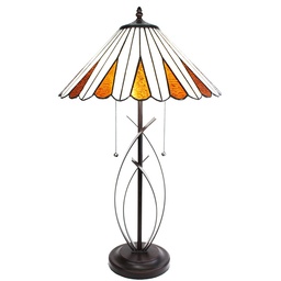 [5LL-6280] Tischlampe Tiffany Ø 41x69 cm E27/max 2x60W
