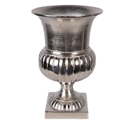 [6AL0078] Vaso Decorativi Color argento Ø 20x29 cm