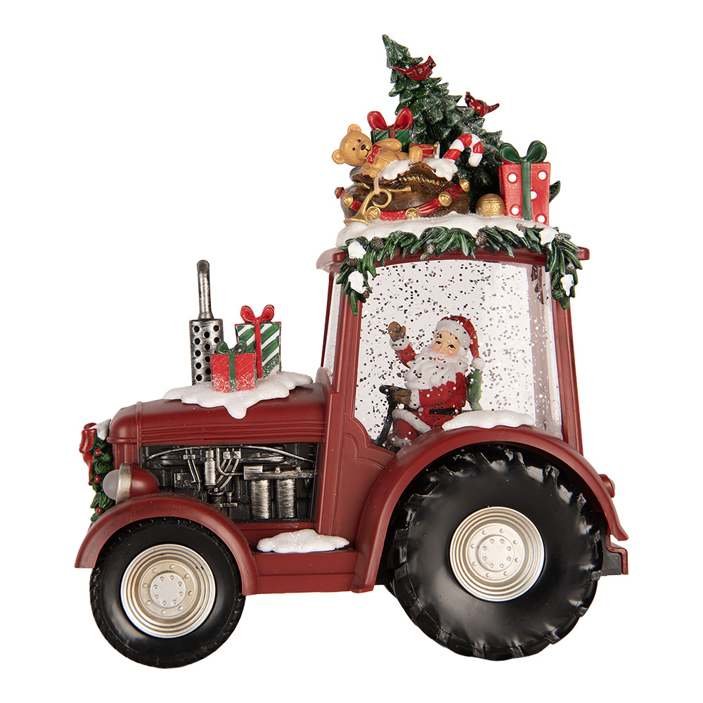 Muziekdoos tractor met LED 21x13x25 cm / 3xAA