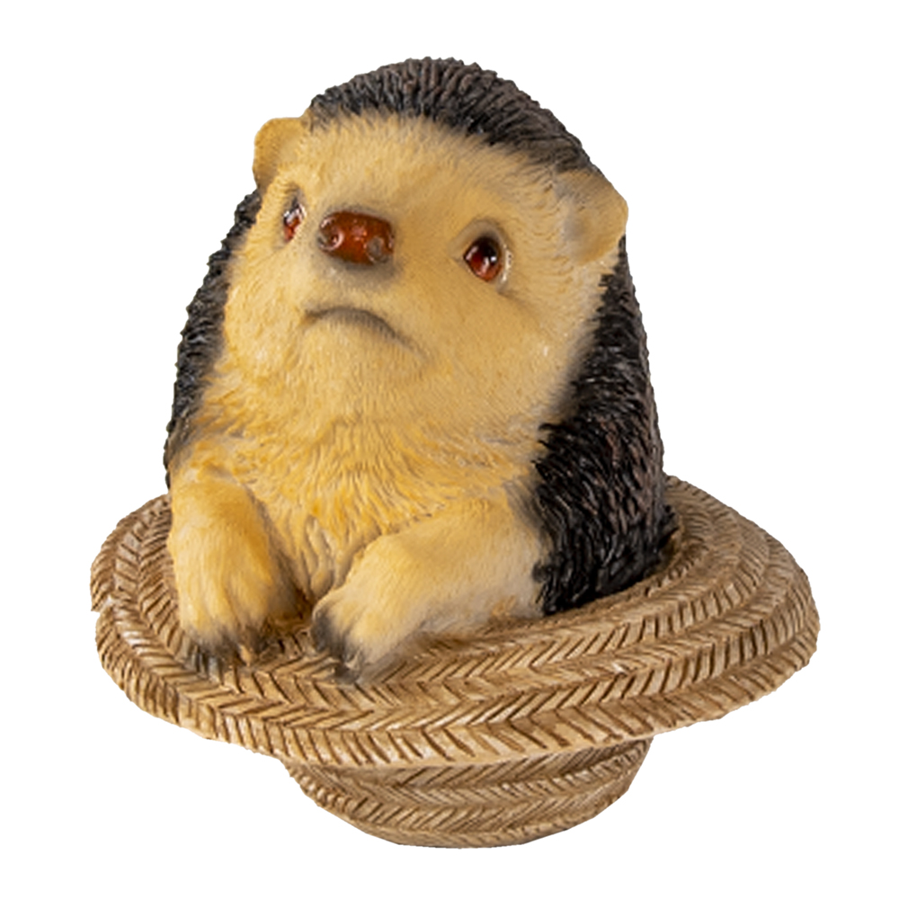 Decoratie egel 8x8x9 cm