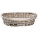 Letto per cani Grigio 74x57x19 cm