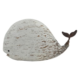 [6H2517] Decoratie walvis 25x7x14 cm