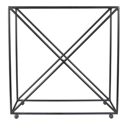 [6Y5329] Weinflaschenregal Schwarz 44x15x45 cm