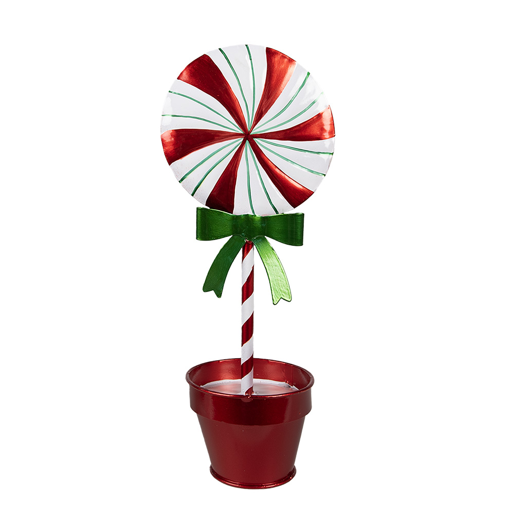 Decoratie lolly 12x9x31 cm