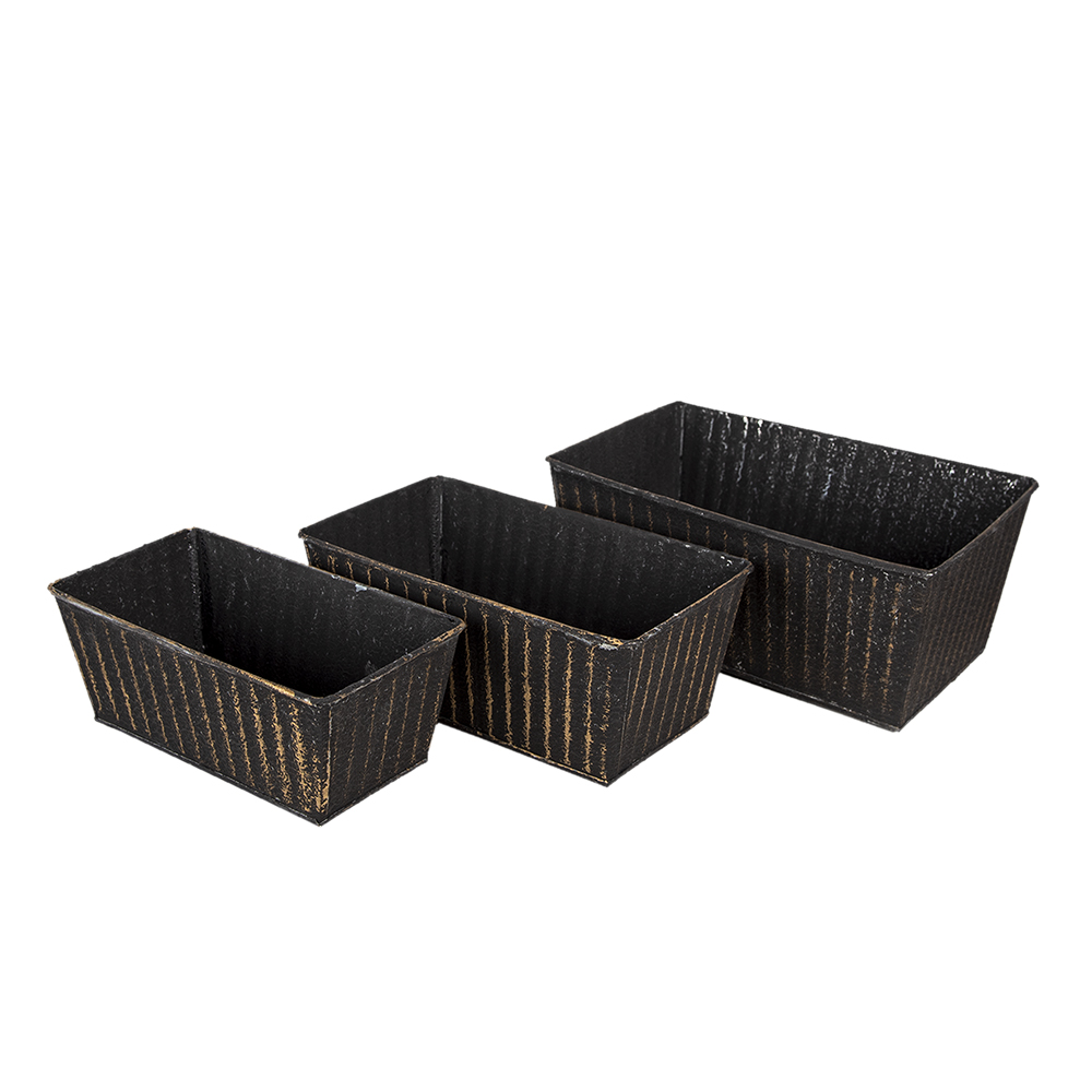 Planthouder (3) 26x17x12 / 23x14x10 / 21x11x9 cm
