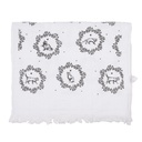 Guest Towel White Black 40x66 cm