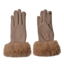 Handschuhe Winter Beige 8x24 cm