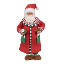 Decorazioni Natalizie Babbo Natale Rosso Verde 15x9x28 cm