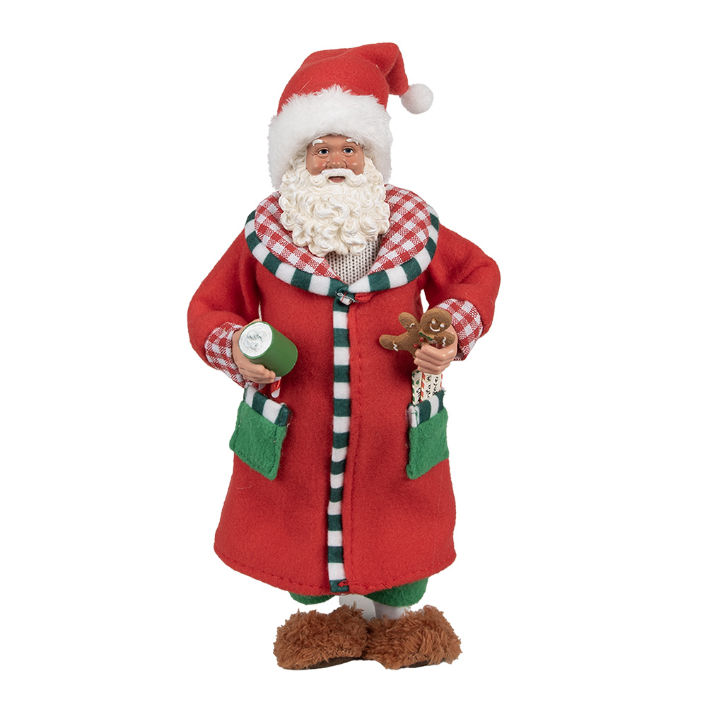 Decoratie kerstman 15x9x28 cm