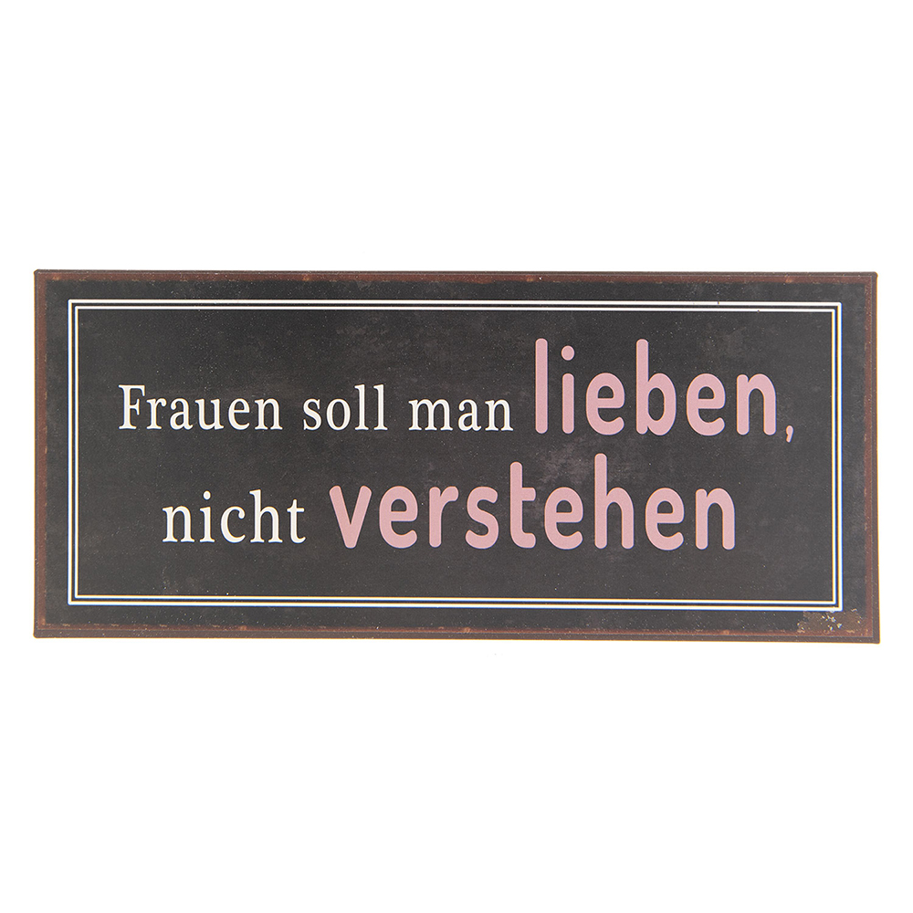 Tableau de texte Marron 30x1x13 cm