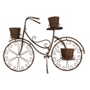 Support pour plantes vélo Marron 107x35x70 cm