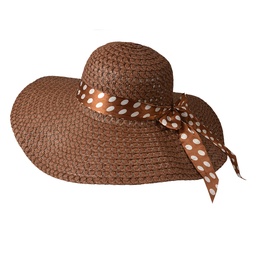 [JZHA0121] Hat Women Brown 57 cm