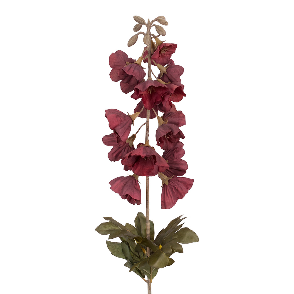 Decorative branch with flowers Purple 88 cm