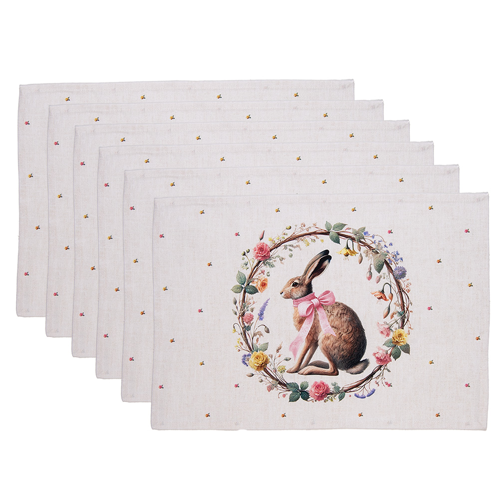 Placemat 6 stuks 48x33 cm SPL