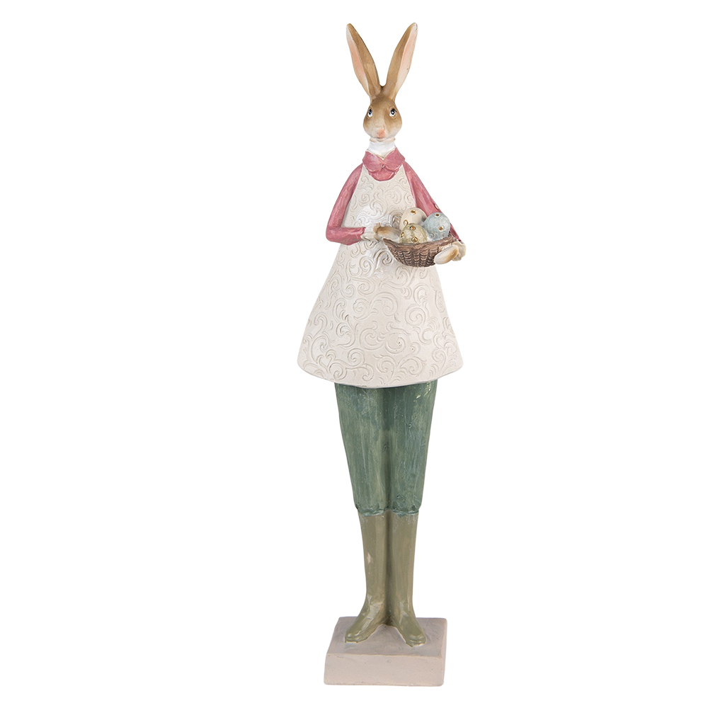 Decoratie konijn 9x7x36 cm