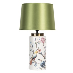 [6LMC0022] Lampe de table Vert Ø 28x50 cm E27/max 1x60W