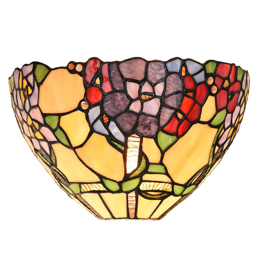 Lampada a parete Tiffany 30x15x18 cm E14/max 1x40W