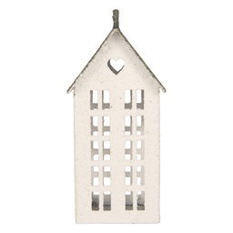 [6Y6073] Decorazione Casa Bianco Verde 7x8x17 cm
