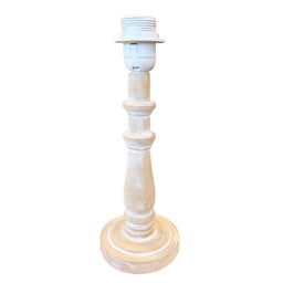 [6LMP008] Lampensockel Tischlampe Ø 12x31 cm E27/max 1x40W