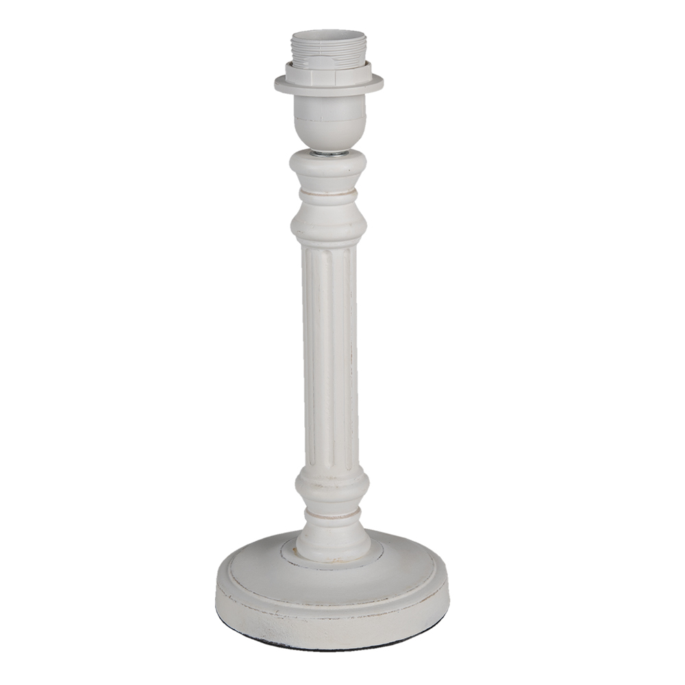Base Lampada da Tavolo Bianco Ø 12x31 cm E27/max 1x40W