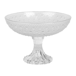 [6GL5014] Assiette sur pied Transparent Ø 20x14 cm