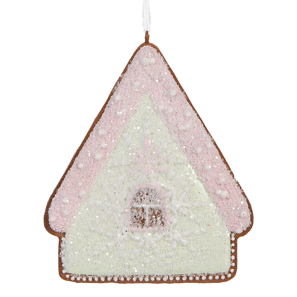 Decoratie hanger huisje 9x1x10 cm