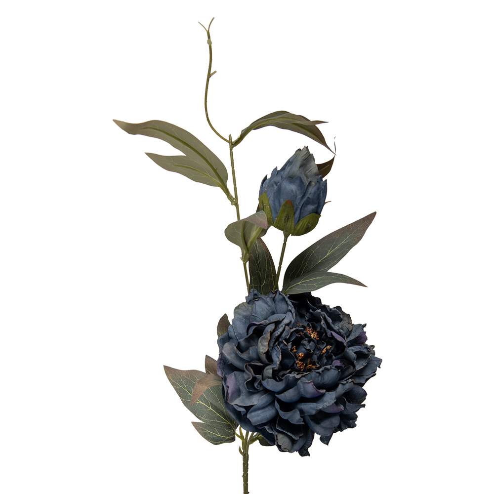 Decoratie tak met bloemen 14x14x78 cm
