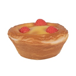 [65983] Decorative biscuit Yellow Brown Ø 8x4 cm