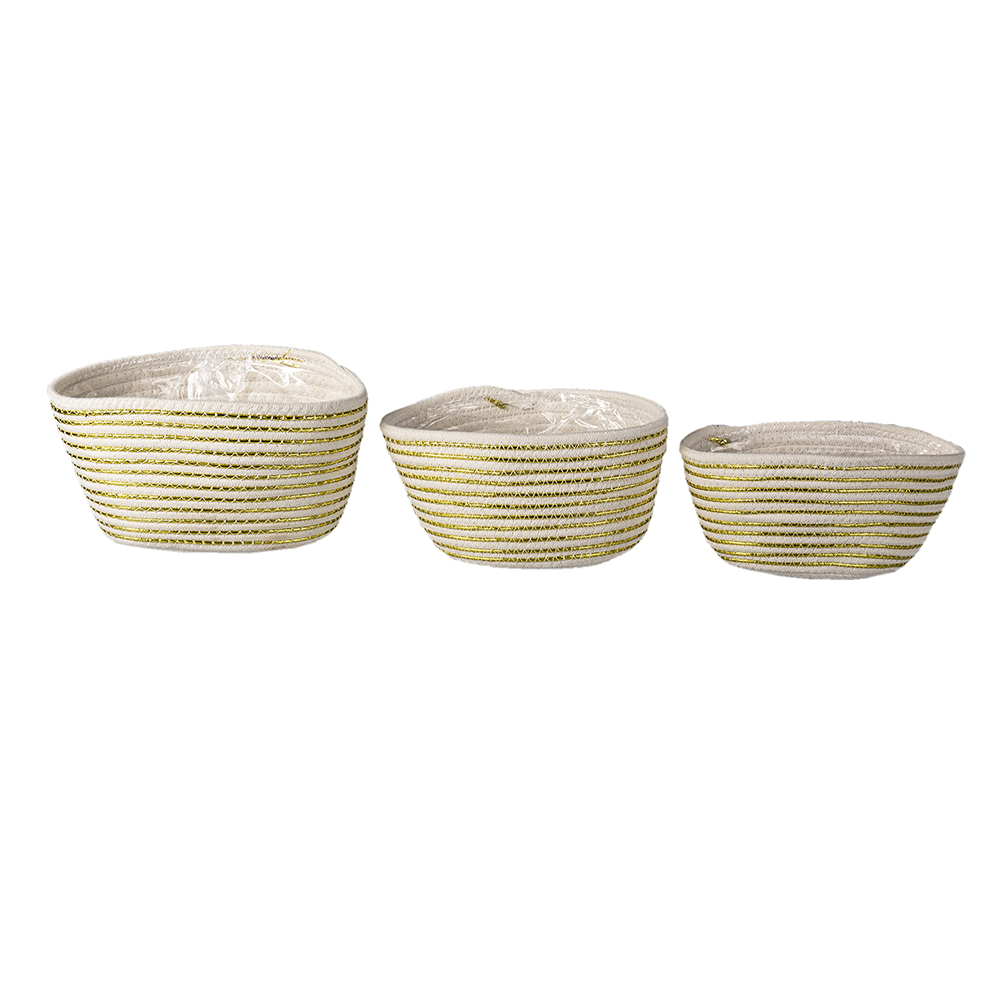 Mand (3) 28x14x14 / 26x12x12 / 24x10x12 cm
