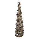 Decoratie kerstboom met LED Ø 24x81 cm / 3xAA