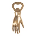 Flaschenöffner Goldfarbig 11x2x4 cm