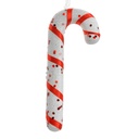 Decoration pendant Candy cane White Red 7x2x17 cm