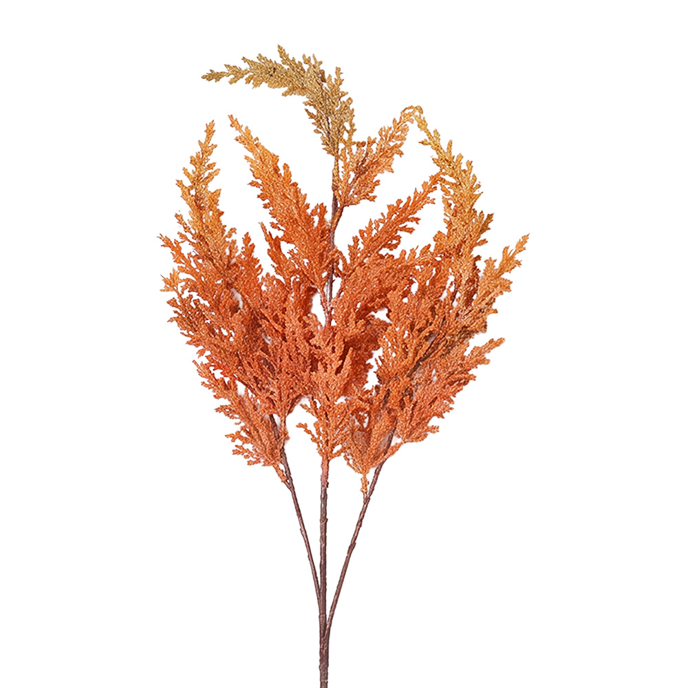 Deko Ast Orange Grün 76 cm